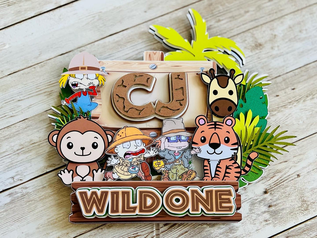 safari cake topper