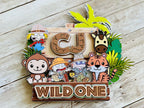 safari cake topper