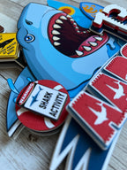 shark cake topper