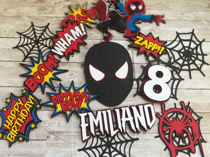 Spiderman Cake Toppers Set