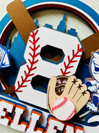 Mets cake topper