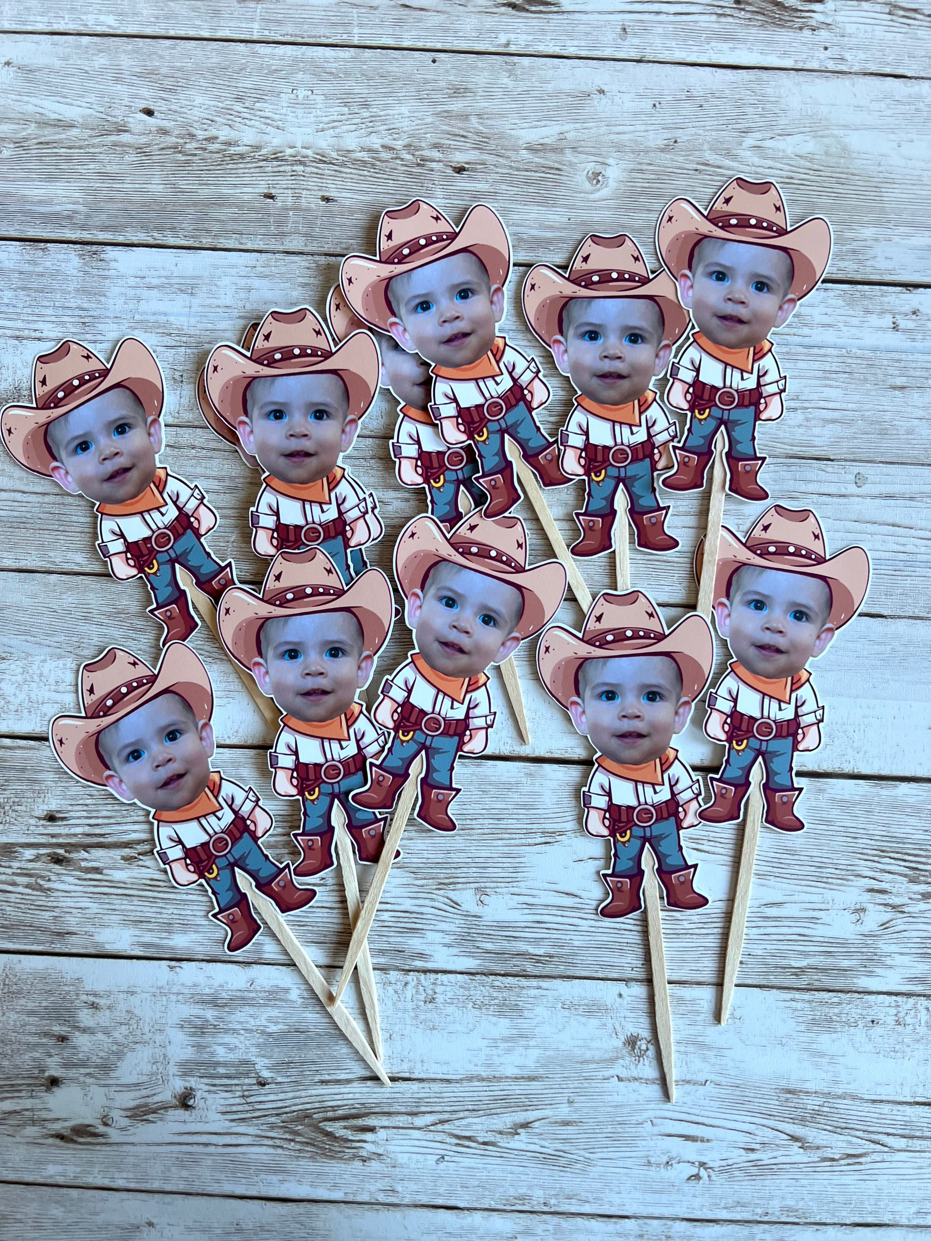 cowboy cupcake toppers