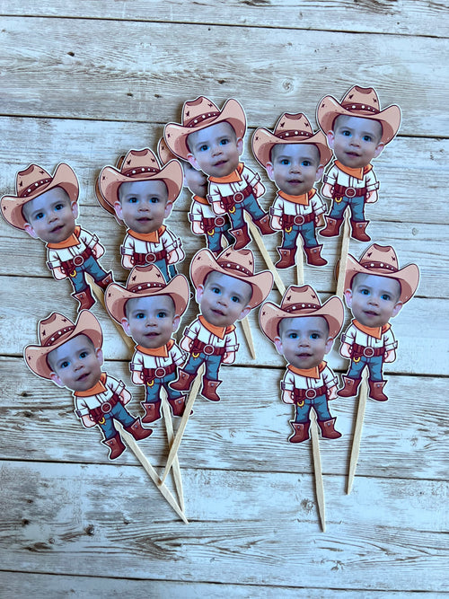 Rodeo Cupcake toppers