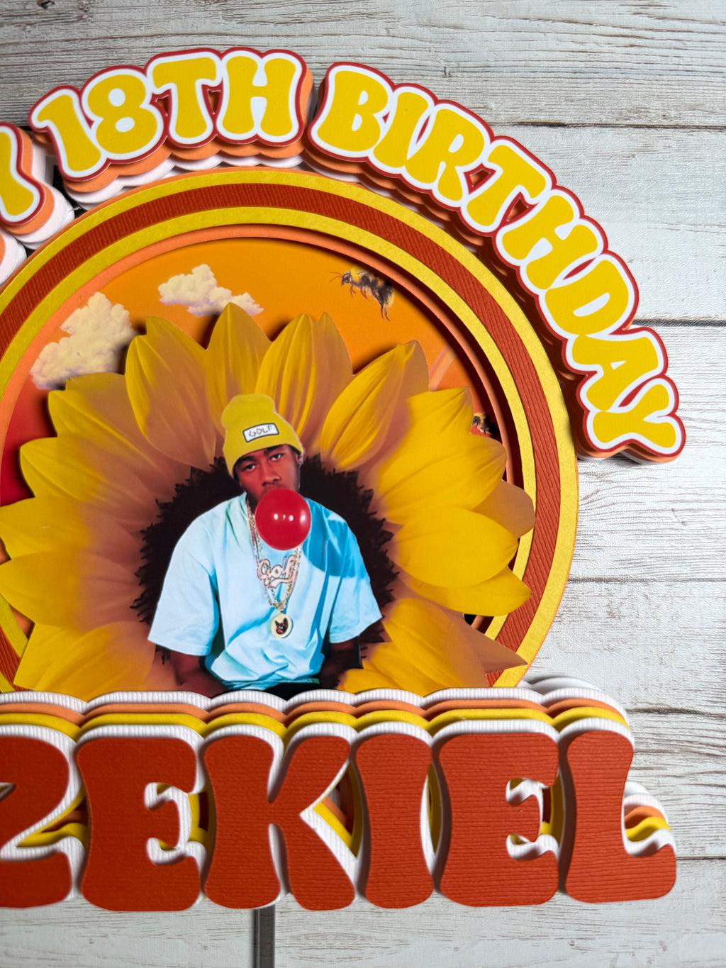 Tyler The Creator Flower Boy Cake Topper