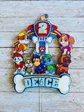 Dog Patrol Cake Topper