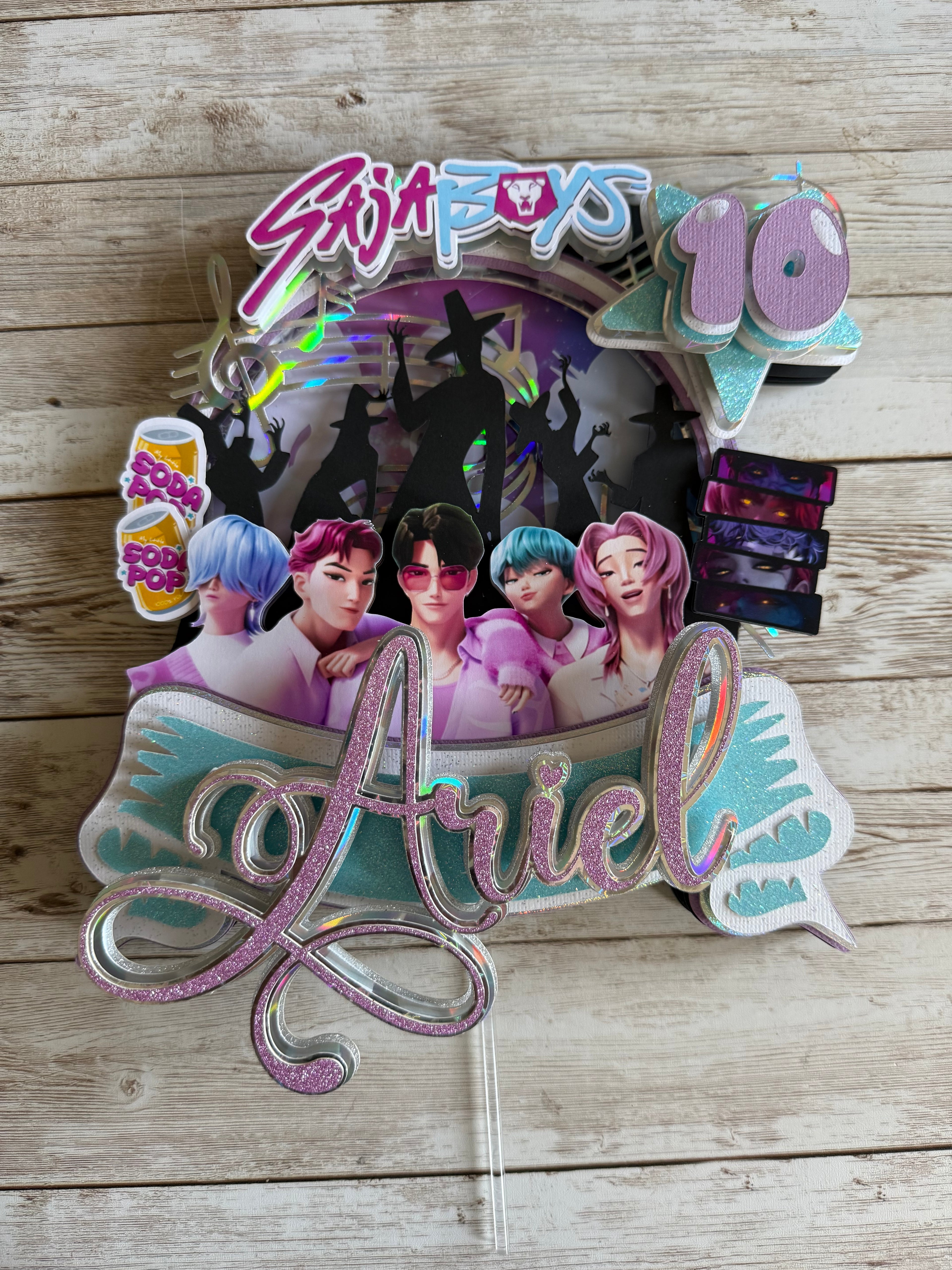K-pop Saja Cake Topper