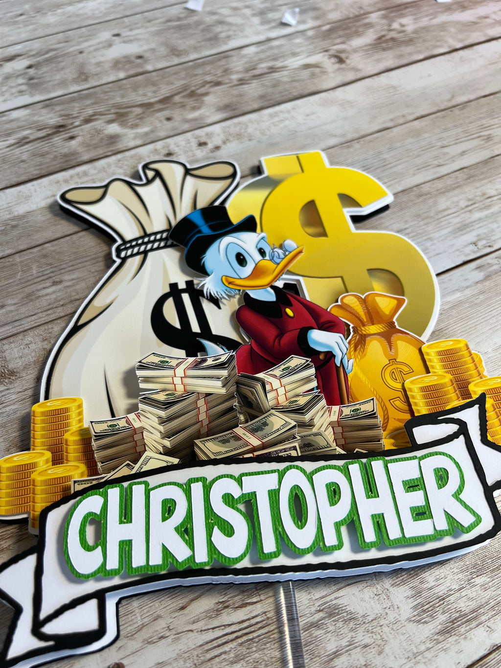 McDuck cake topper