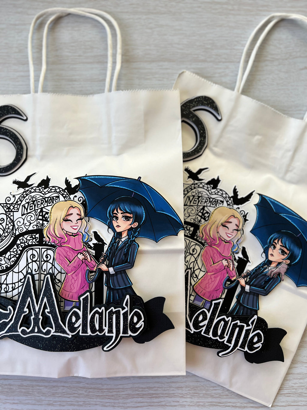wednesday favor bags