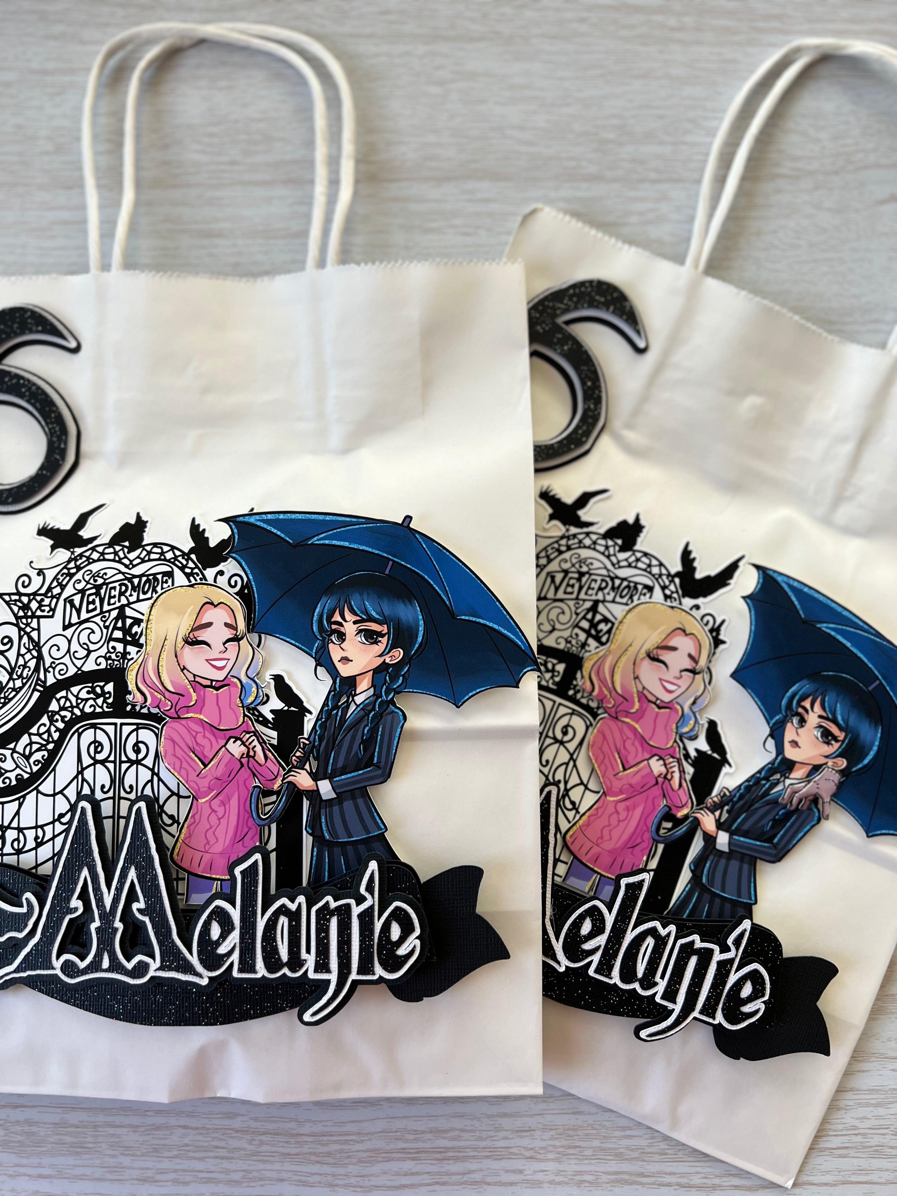 wednesday favor bags
