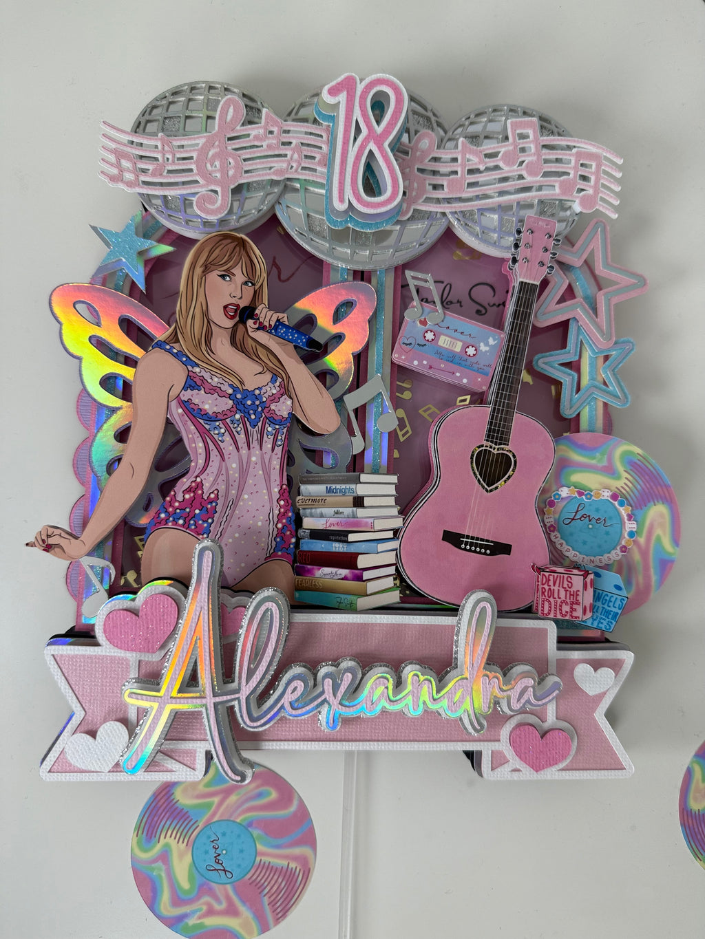 Taylor swift cake topper