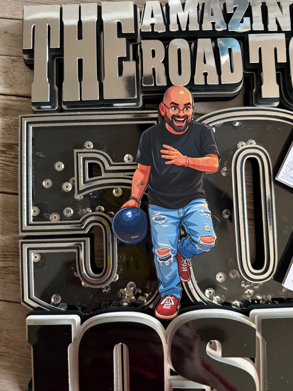 Amazing 50 Cake Topper