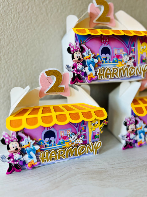 Minnie Mouse Boutique Favor Boxes