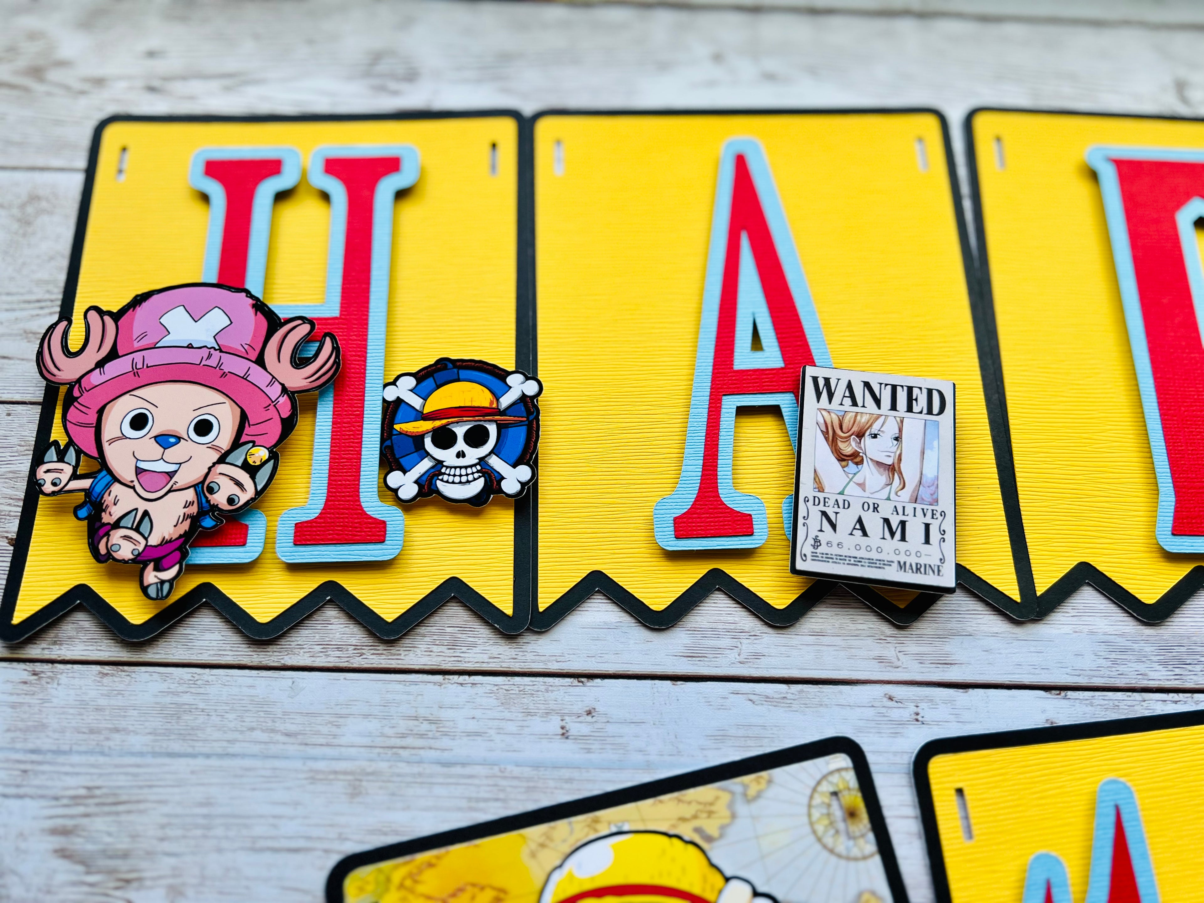 One Piece Birthday Banner