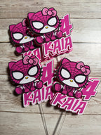 hello kitty cupcake toppers