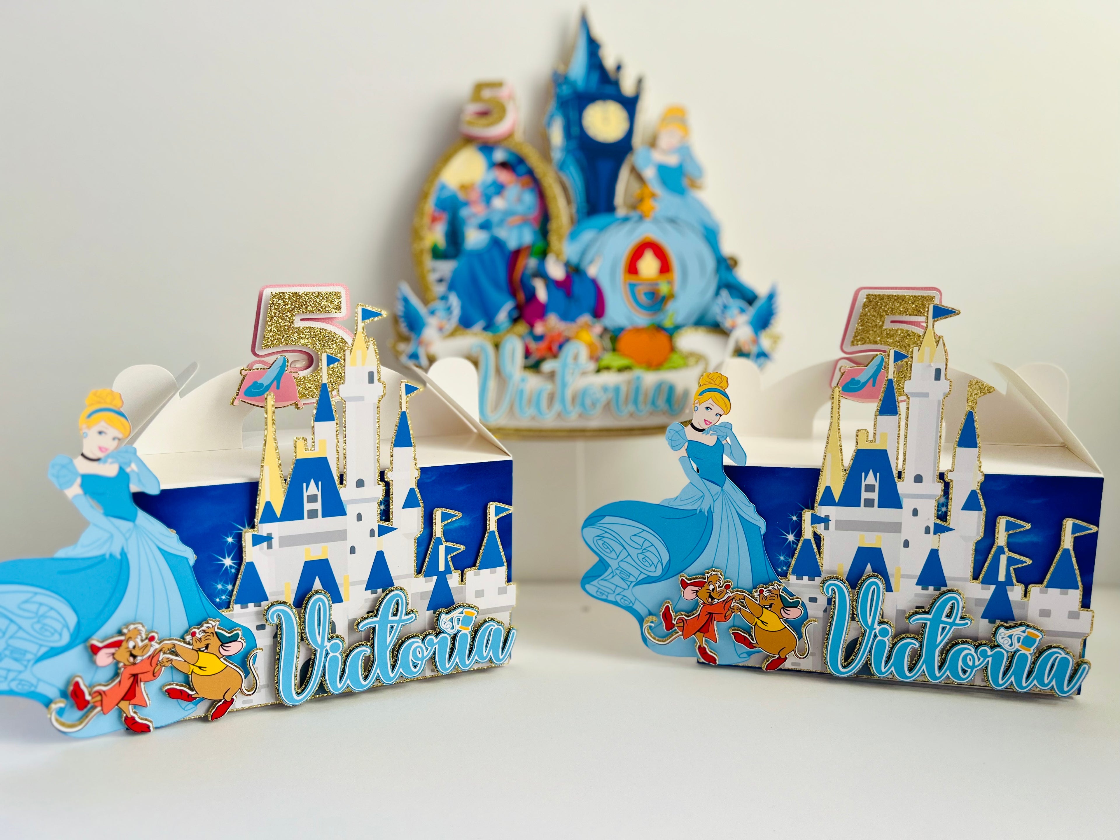 Cinderella favor boxes