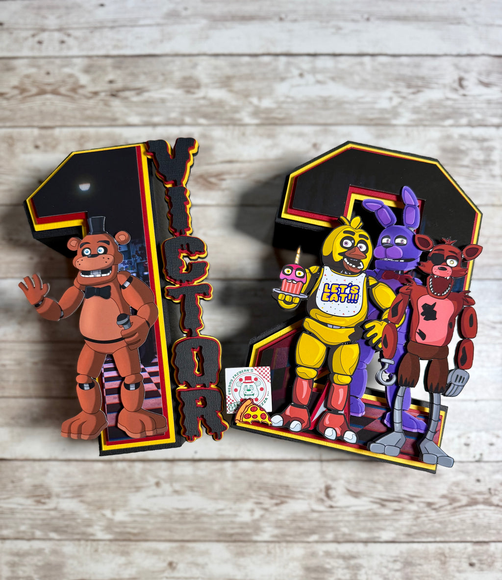3D NUMBERS ANIMATRONICS