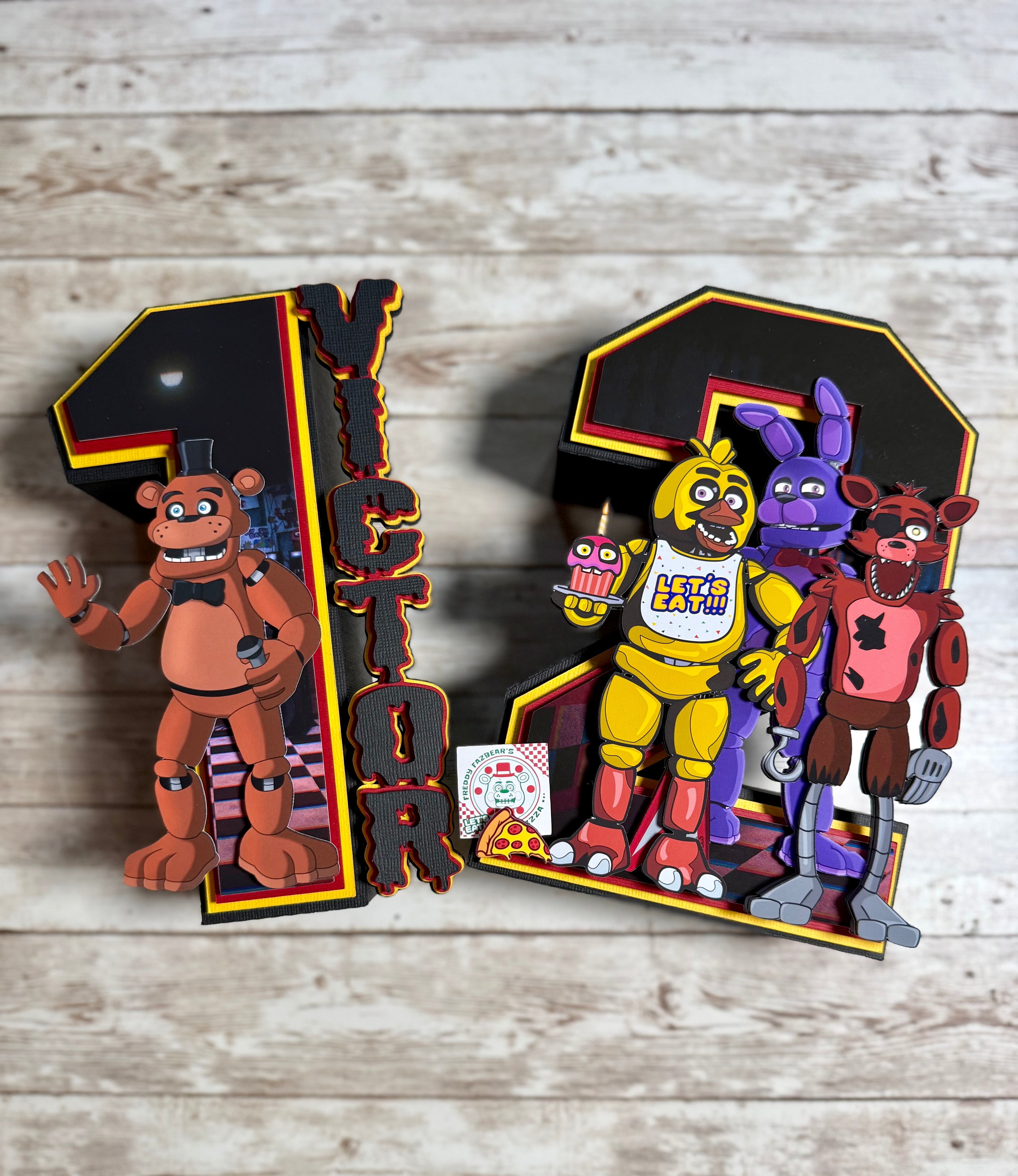 3D NUMBERS ANIMATRONICS