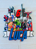 Marvel cake topper