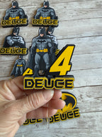 batman cupcake topper