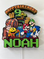 Super Mario cake topper