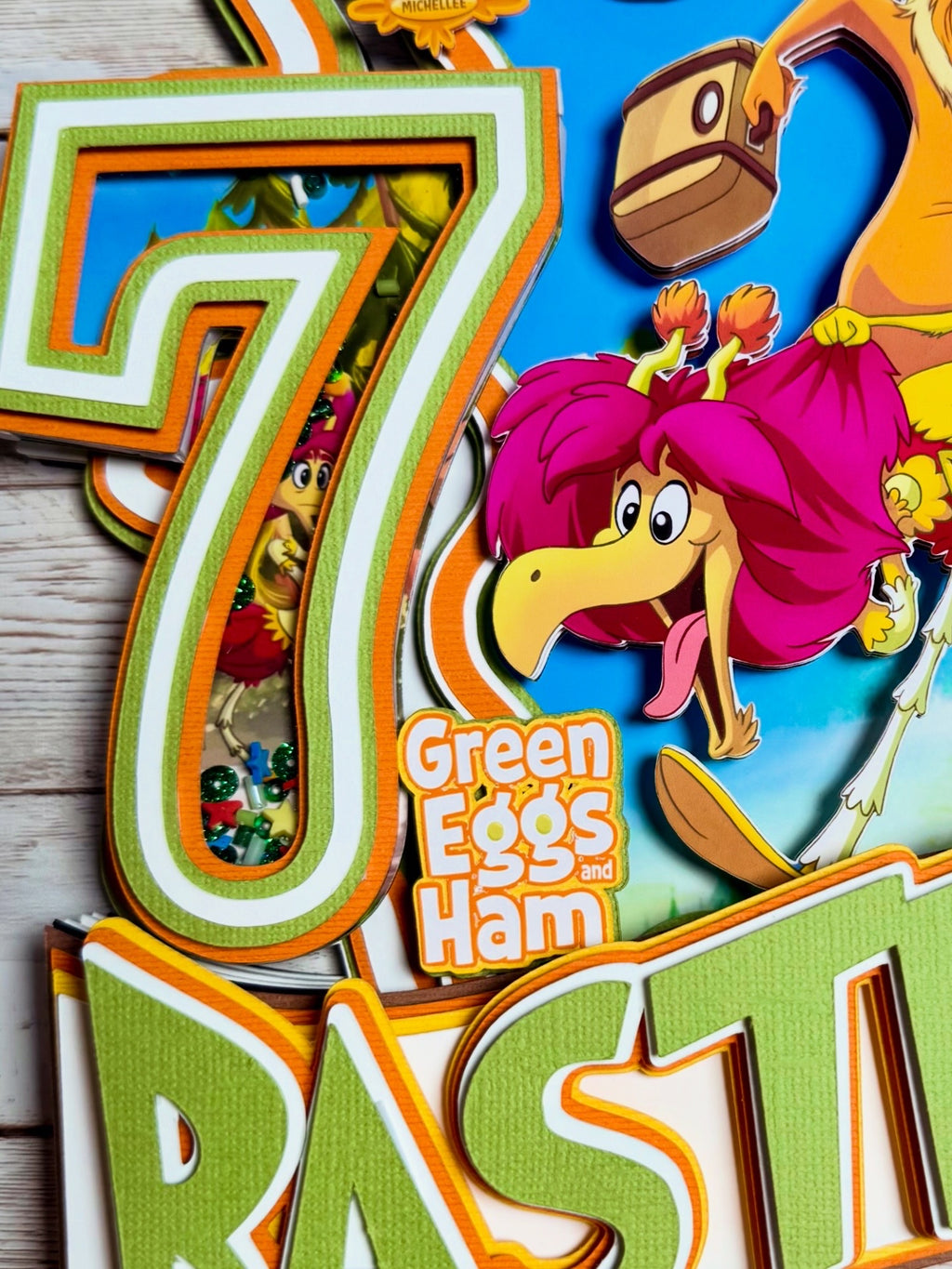 Sam Shaker Cake Topper