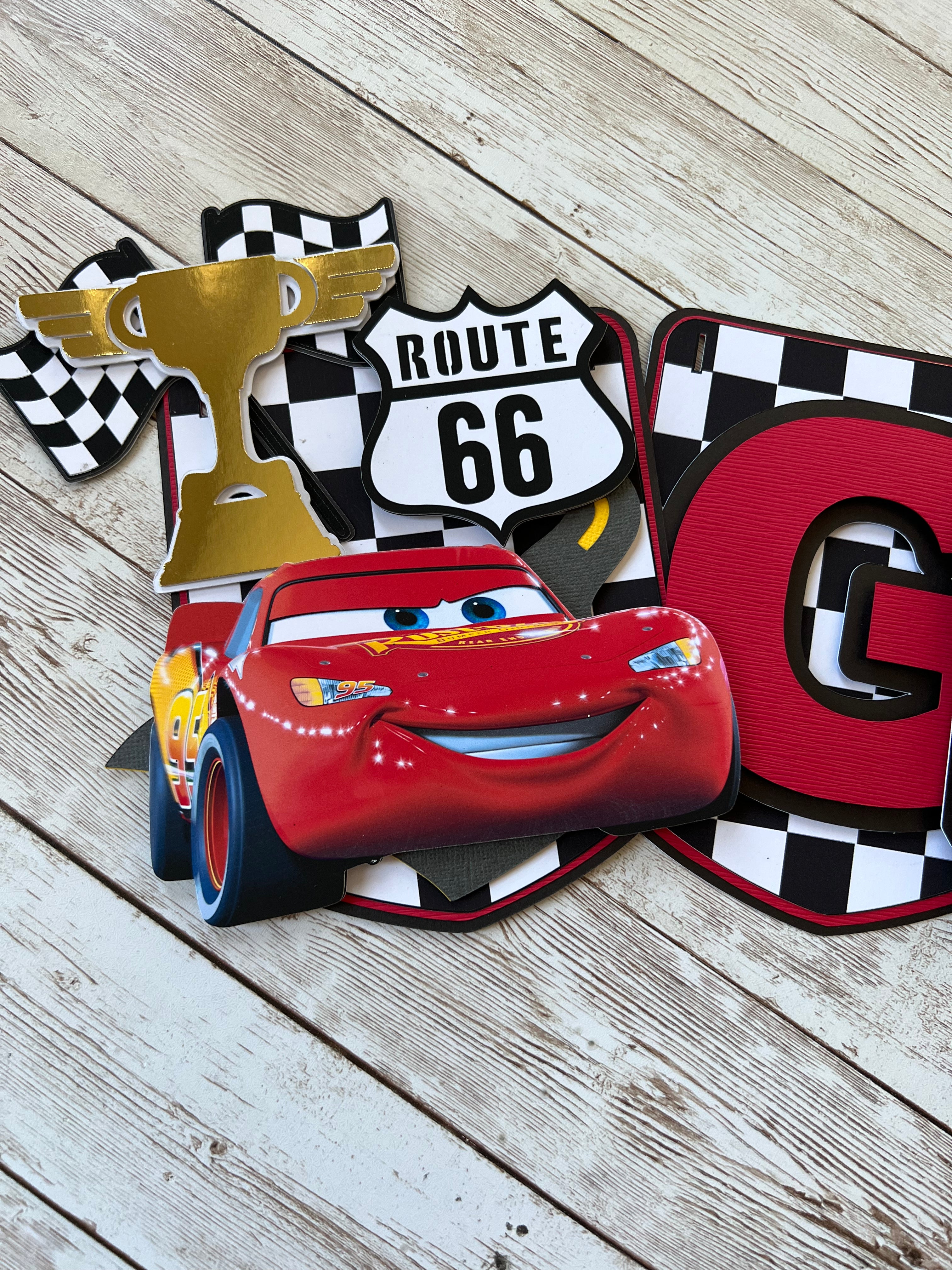 lightning McQueen birthday banner