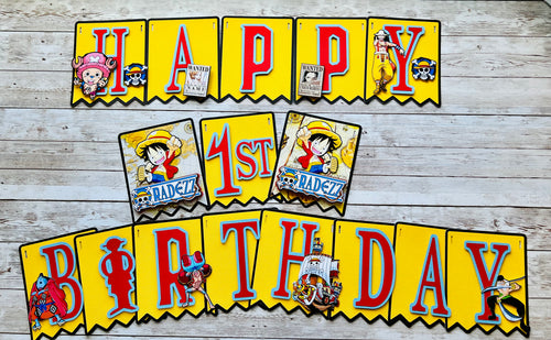 One Birthday Banner