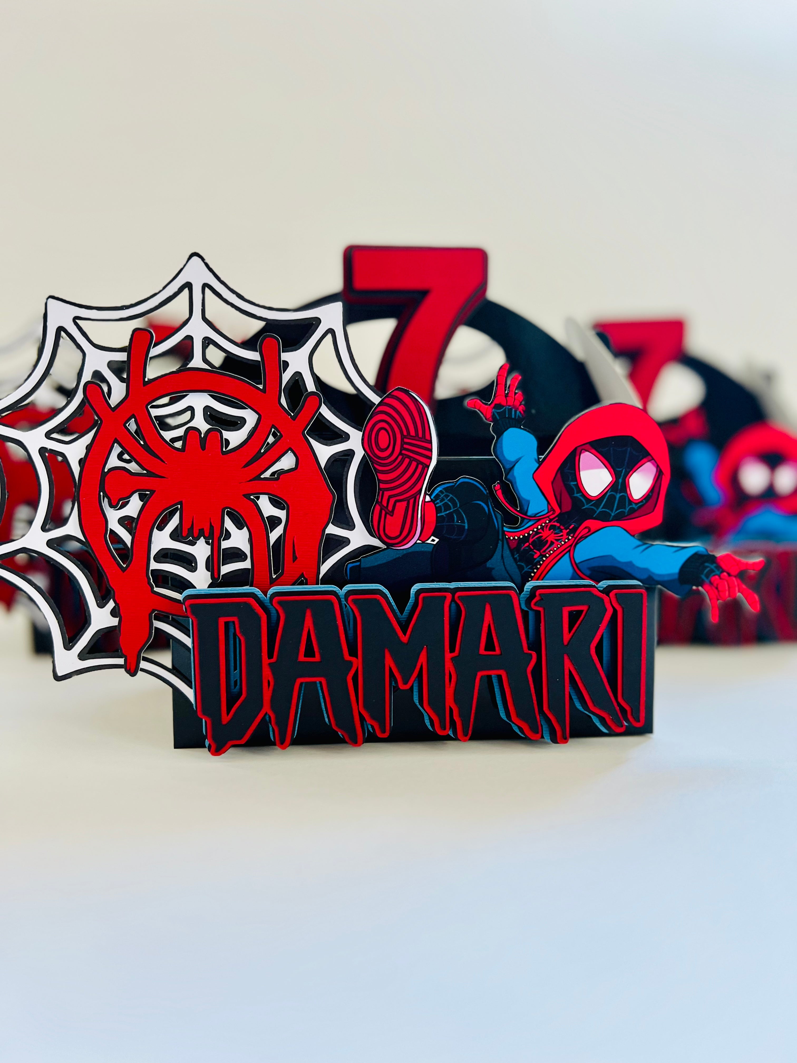 Spiderman favor boxes
