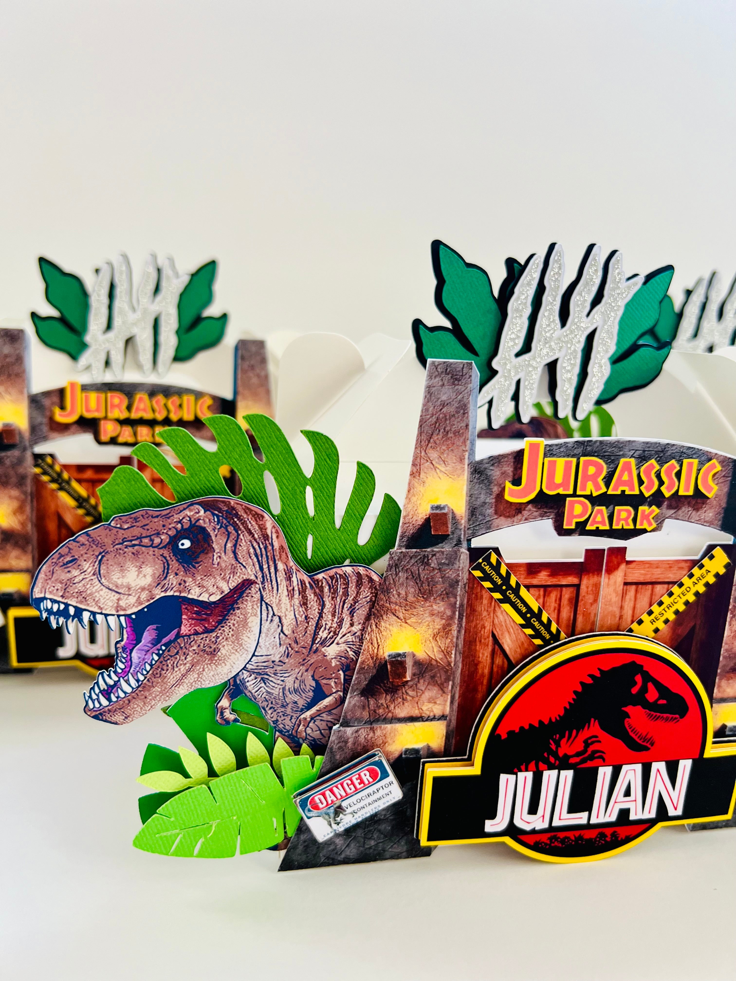 Dinosaurs Favor boxes