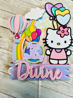 Hello kitty cake topper de