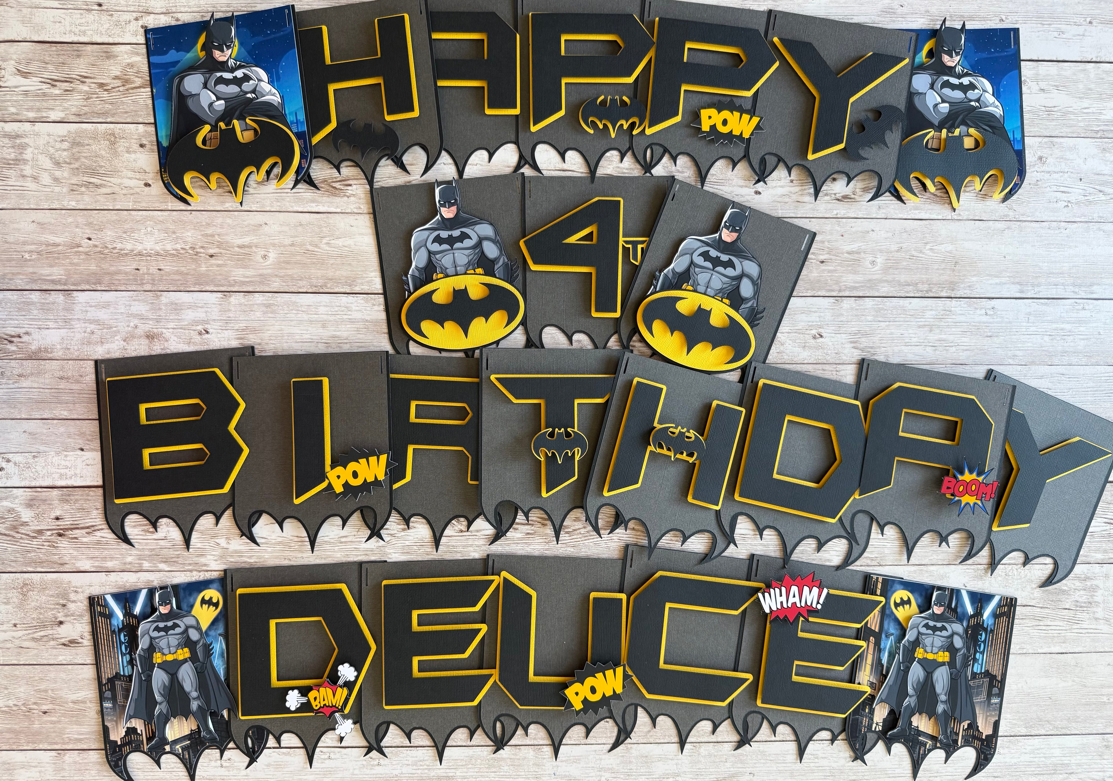 Bat Birthday Banner