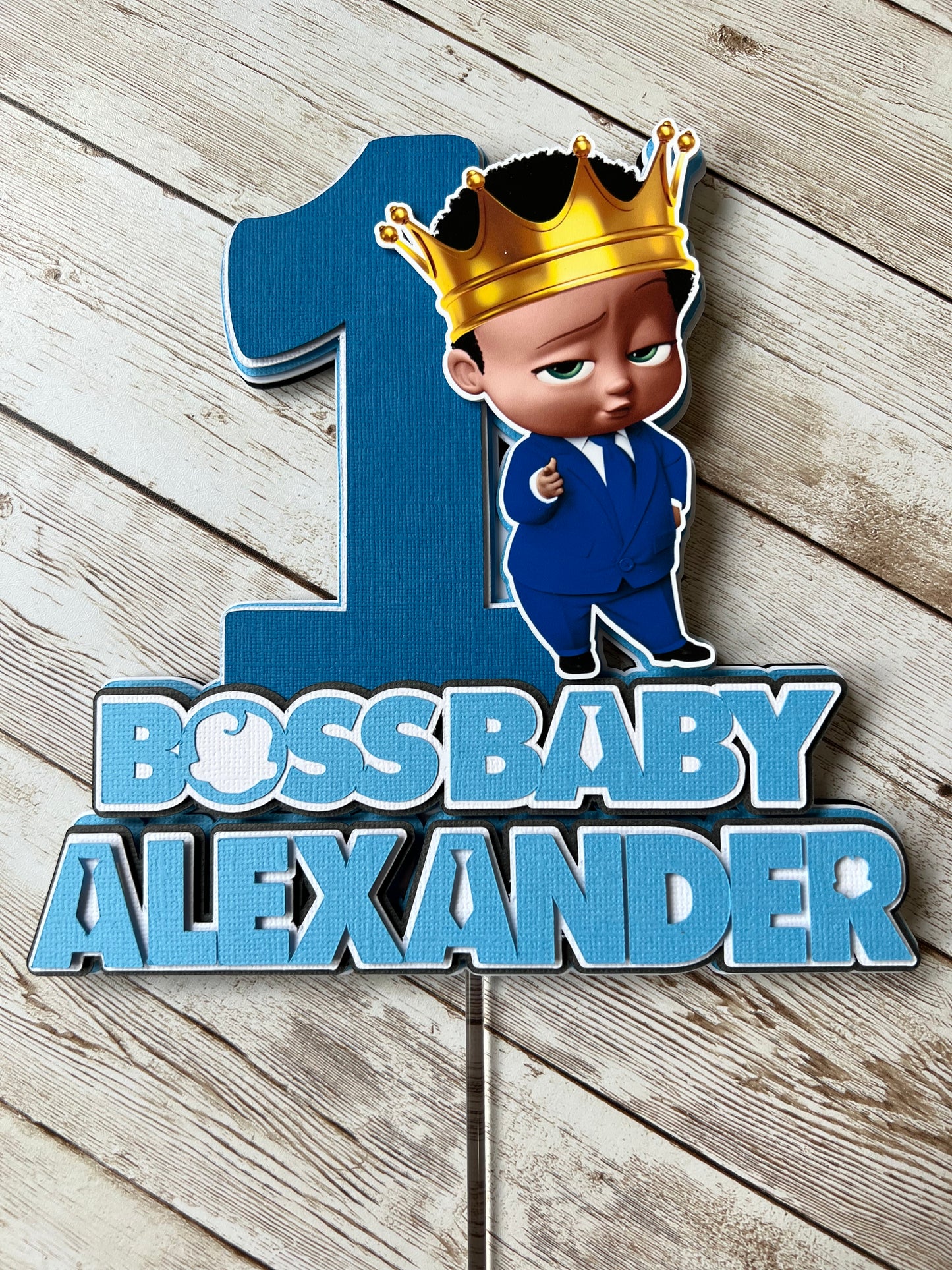 boss baby cake topper