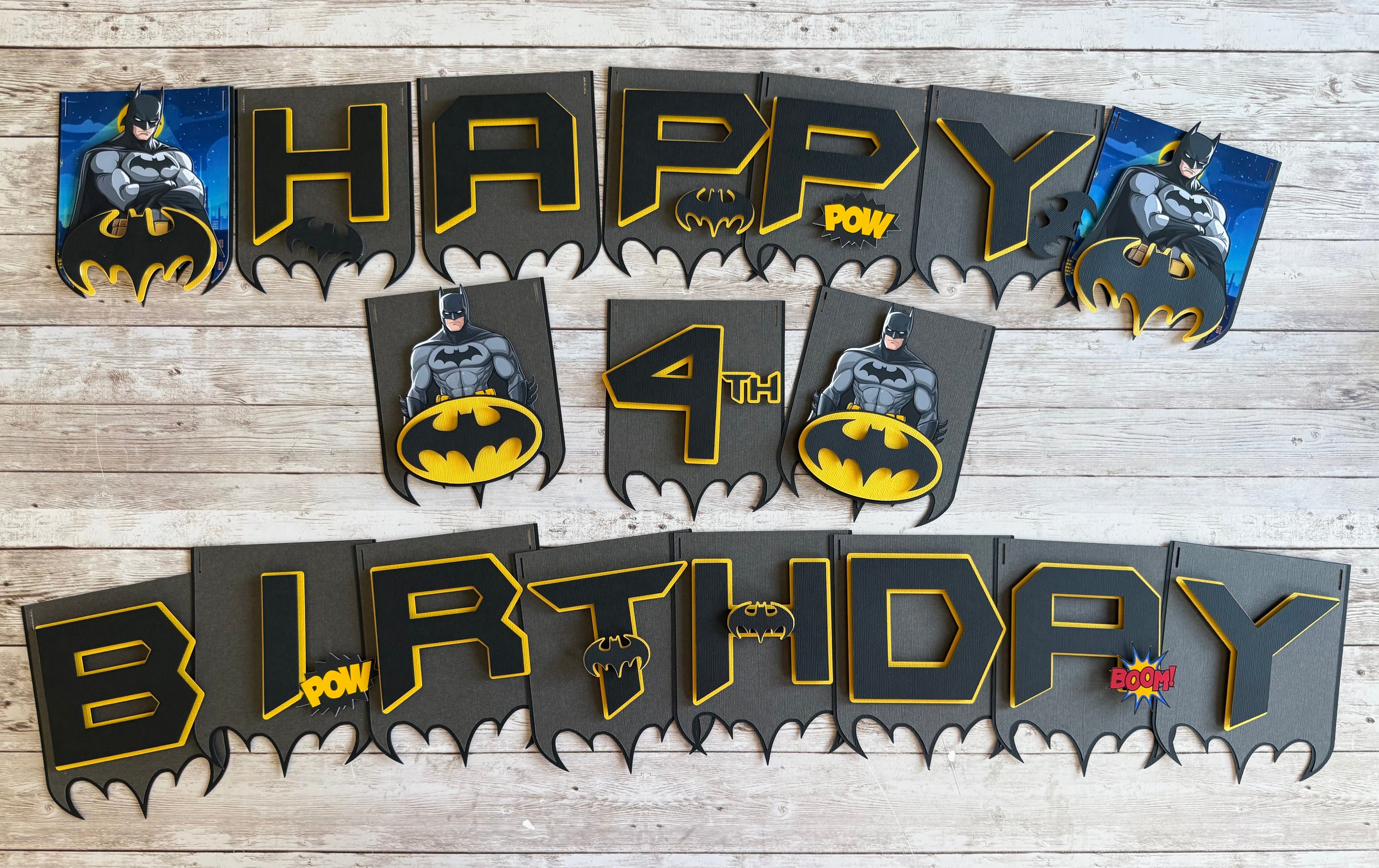 Bat Birthday Banner