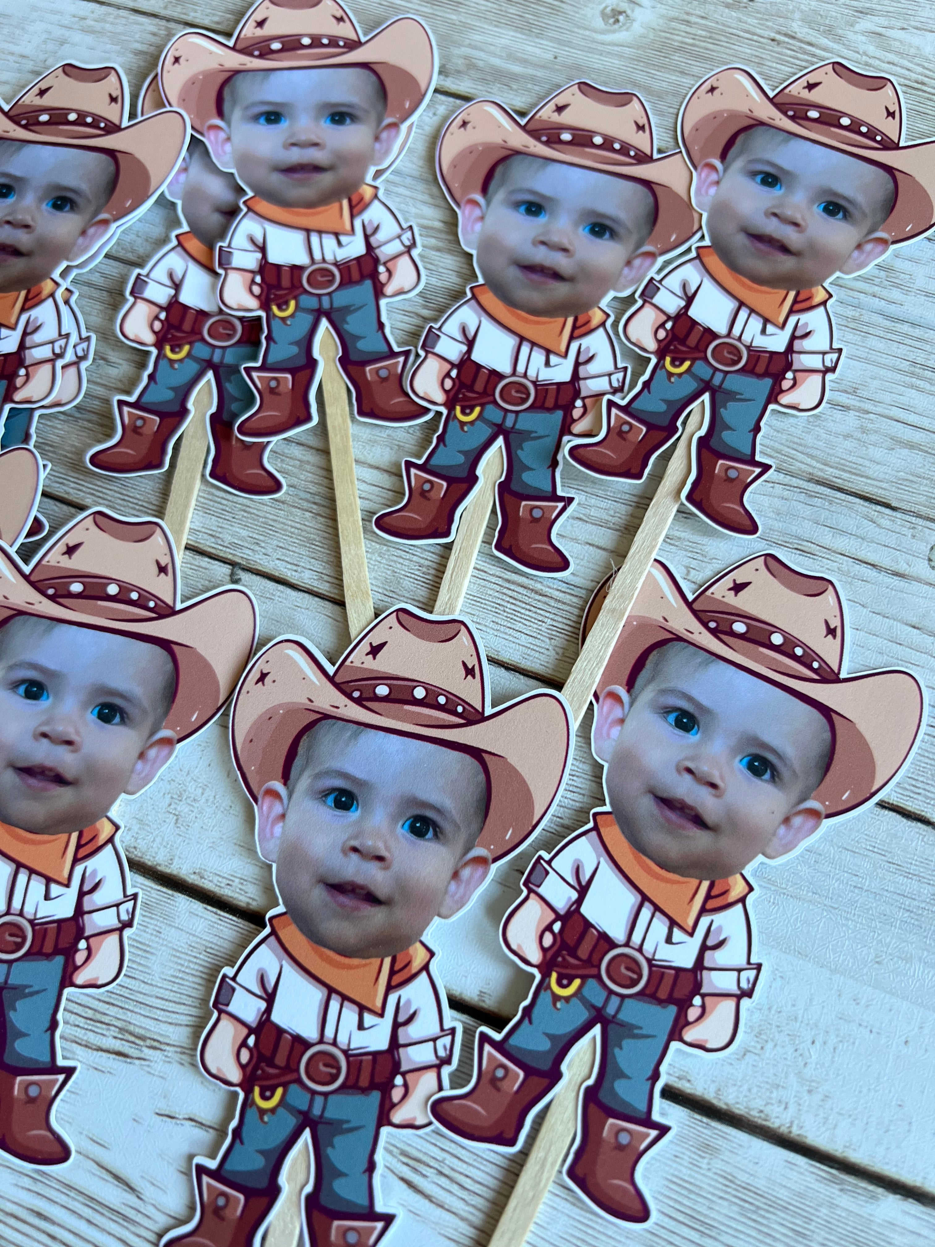 rodeo cupcake toppers