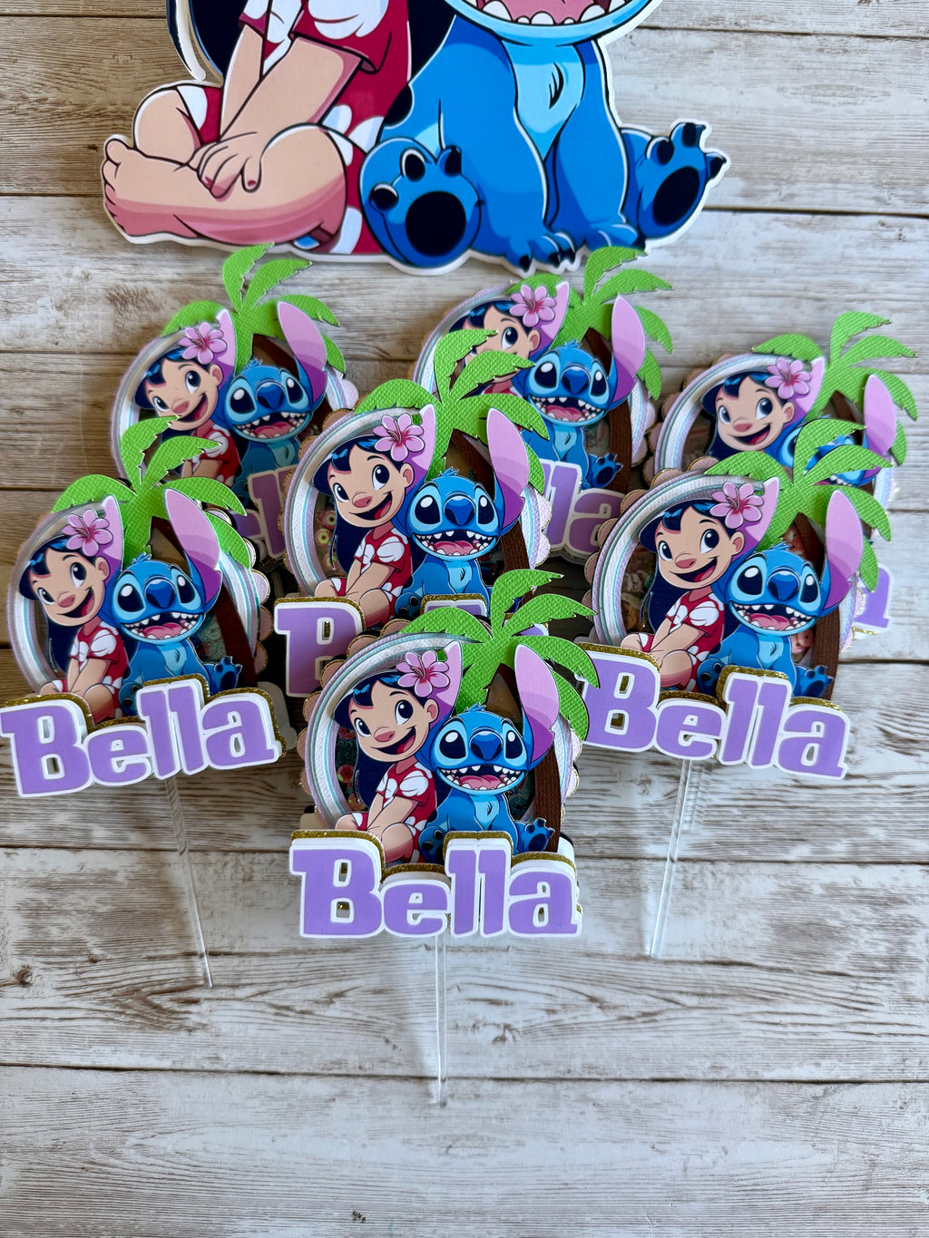 Lilo & Stitch Cupcake Toppers