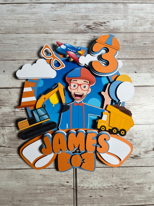 Blippi Cake Topper