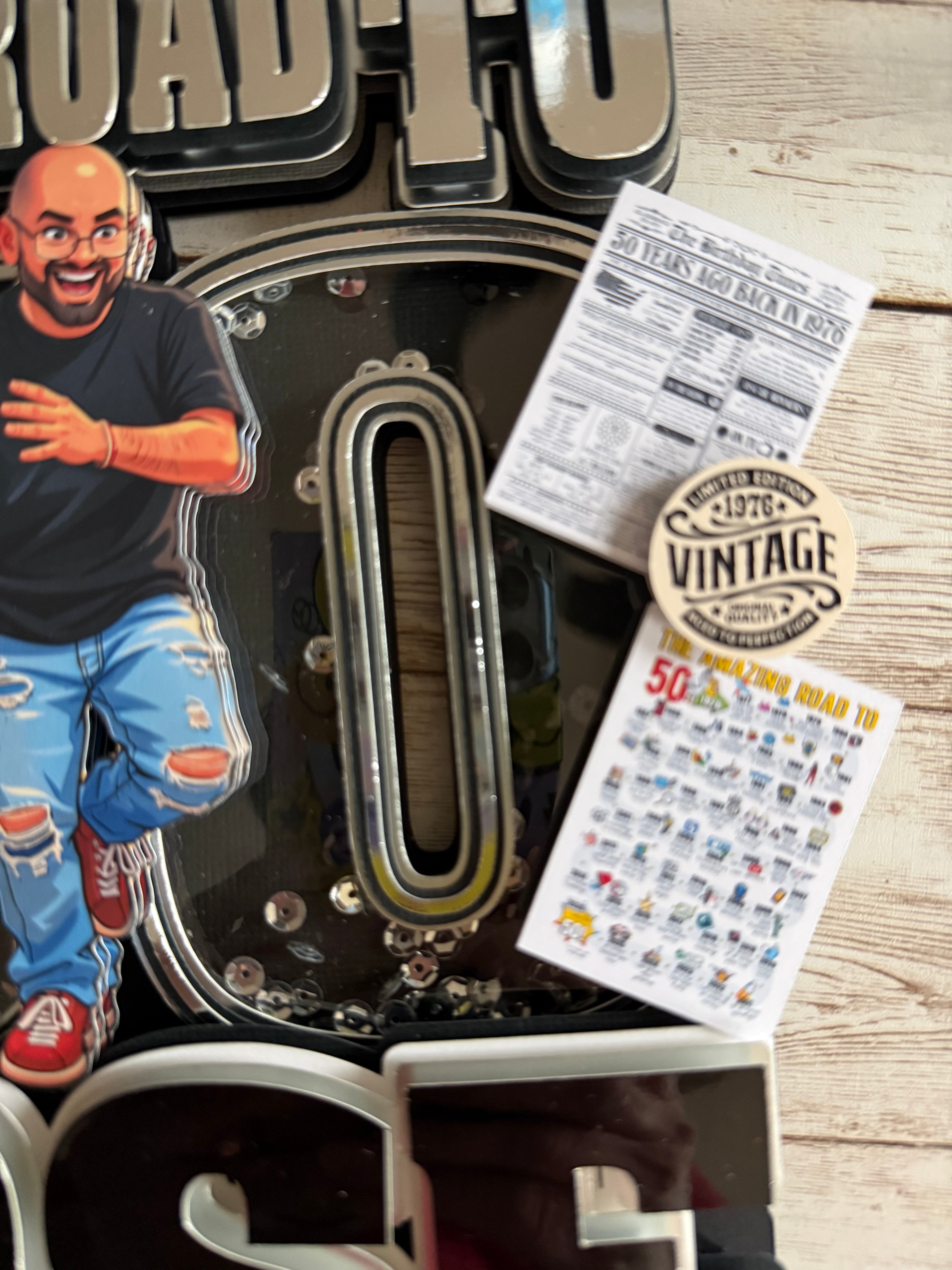 Amazing 50 Cake Topper