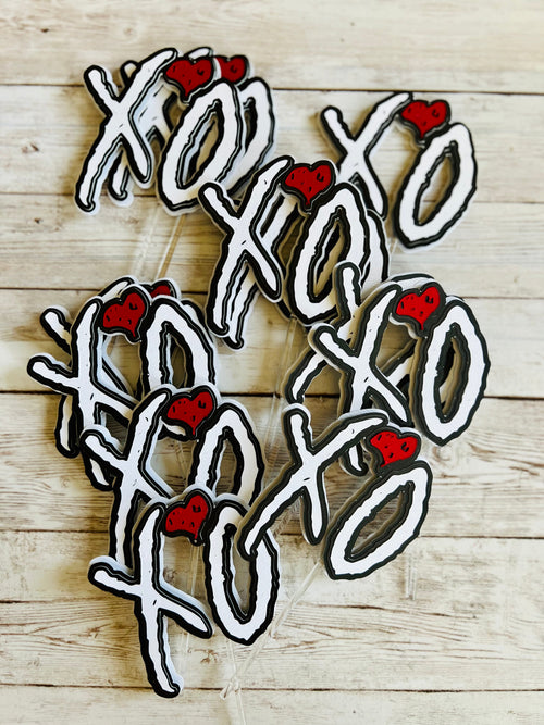 XO Weeknd Cupcake Toppers