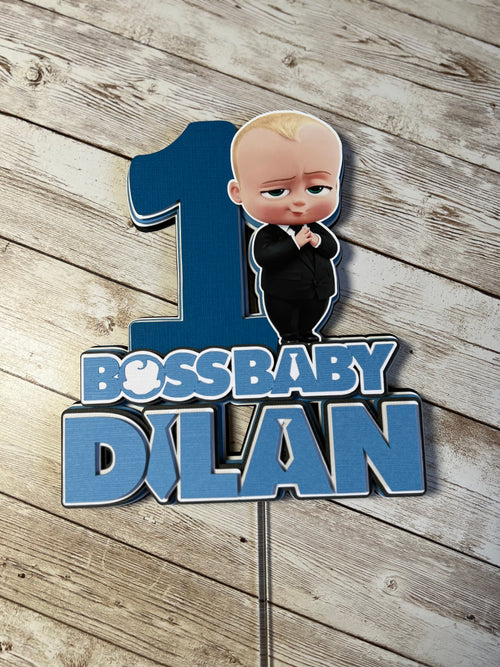Boss baby cake topper