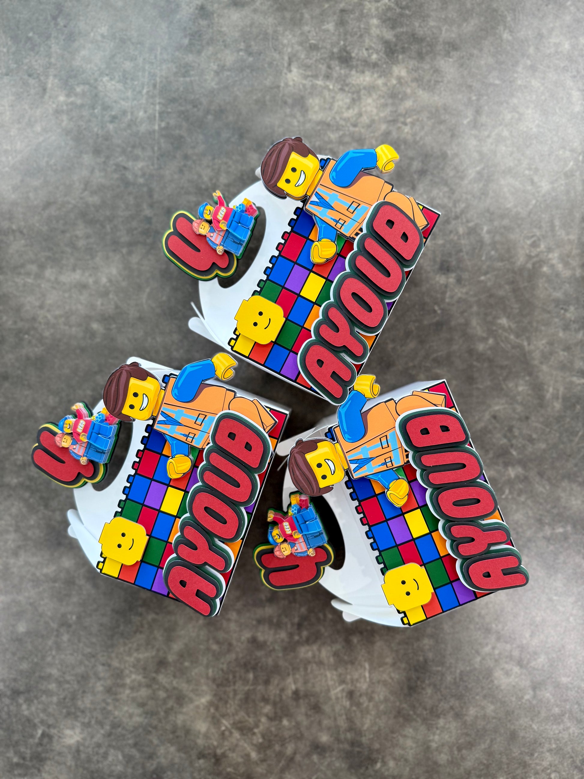 Lego favor boxes