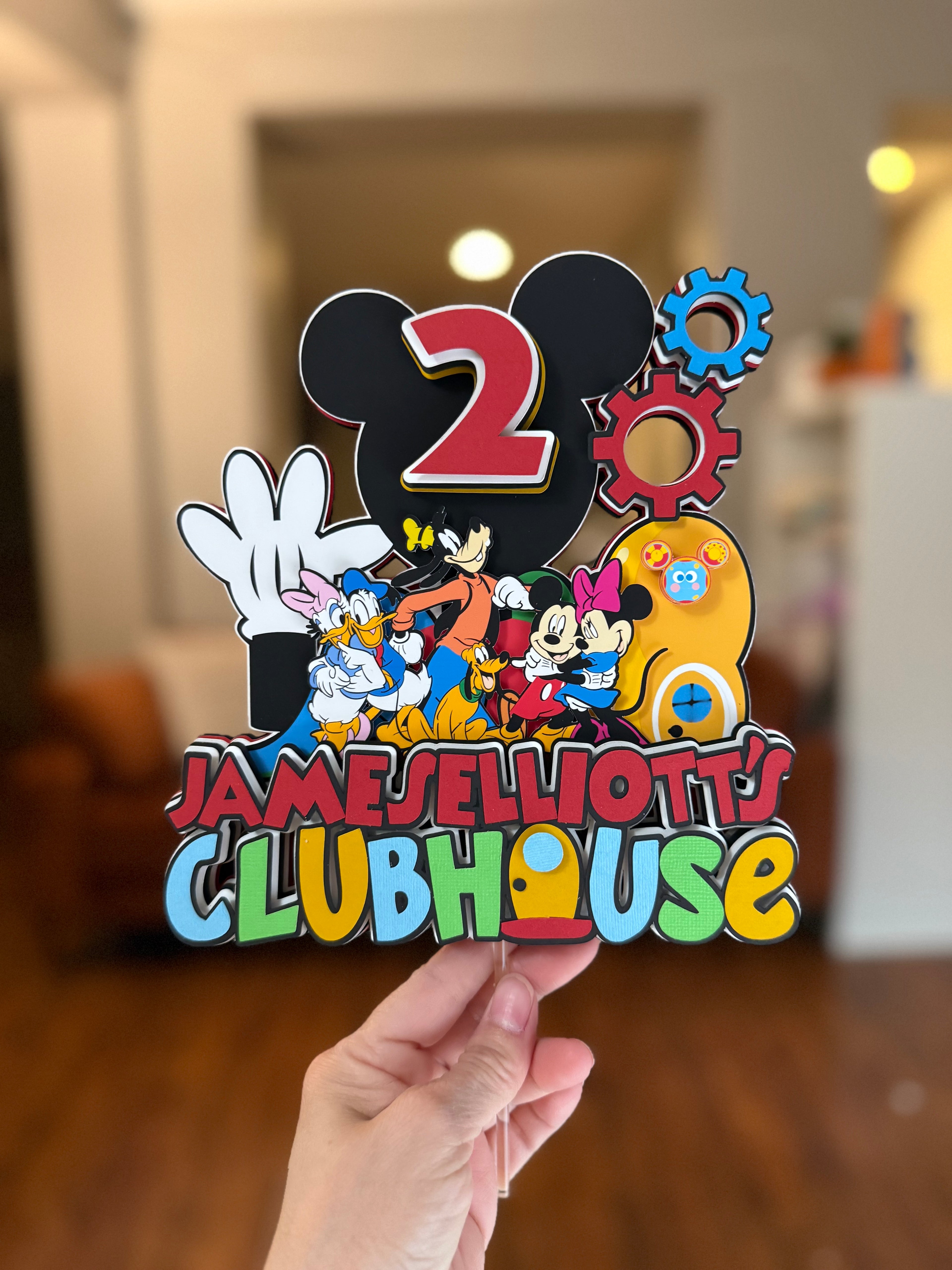 Mickey Clubhouse Cake Topper