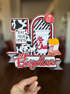 chic-fil-a cake topper