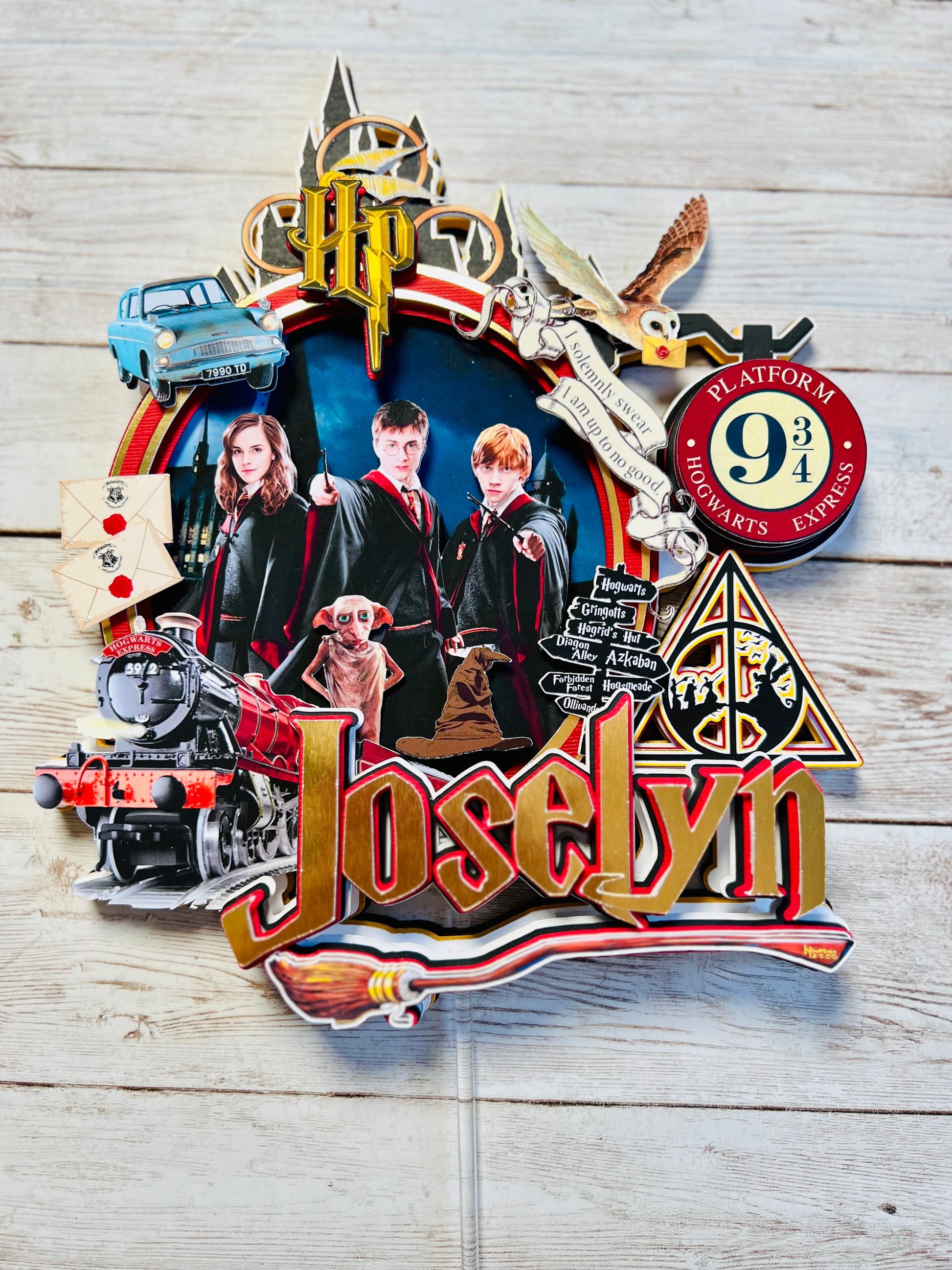 Harry Potter cake topper