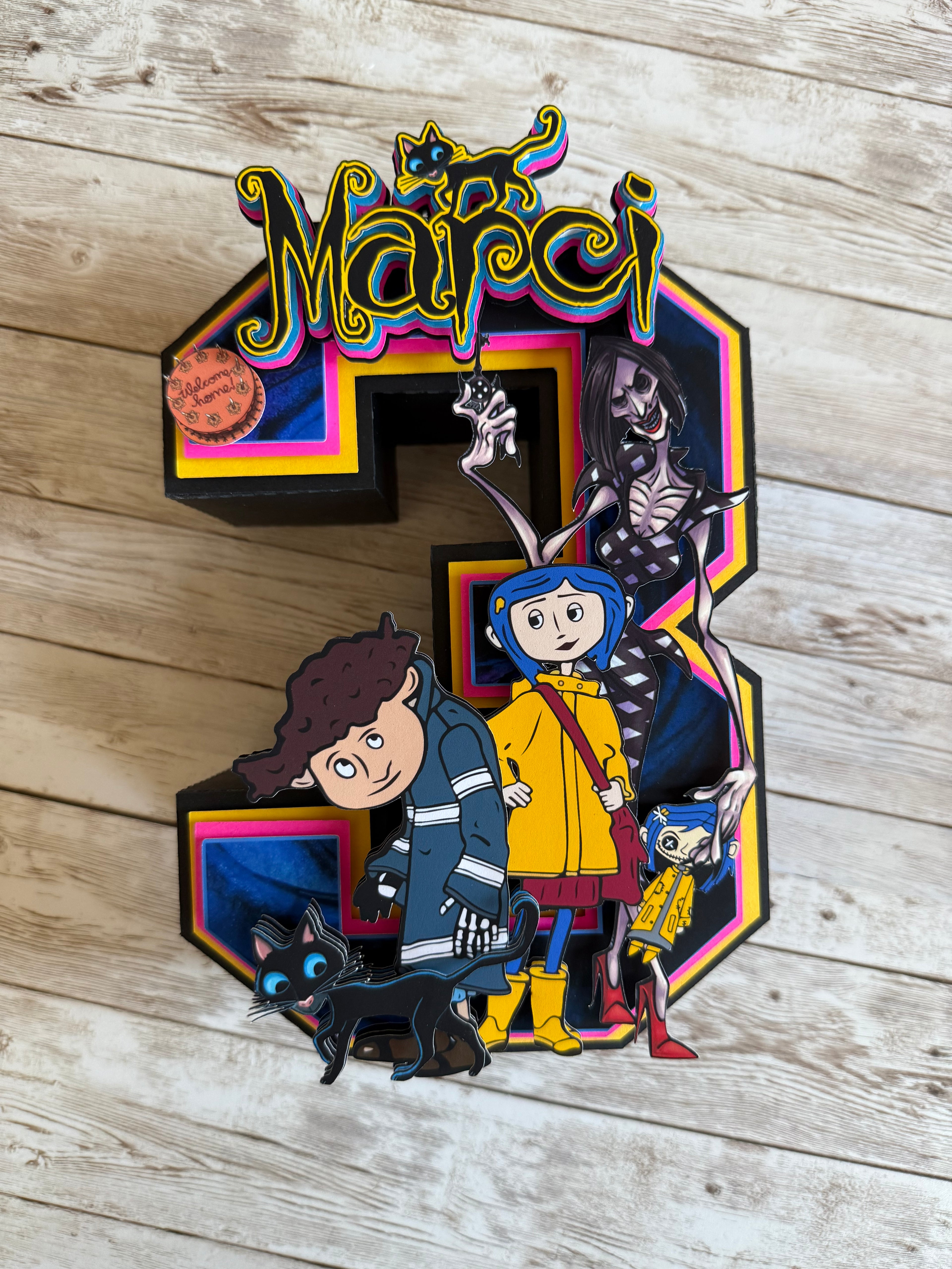 Coraline 3D Numbers