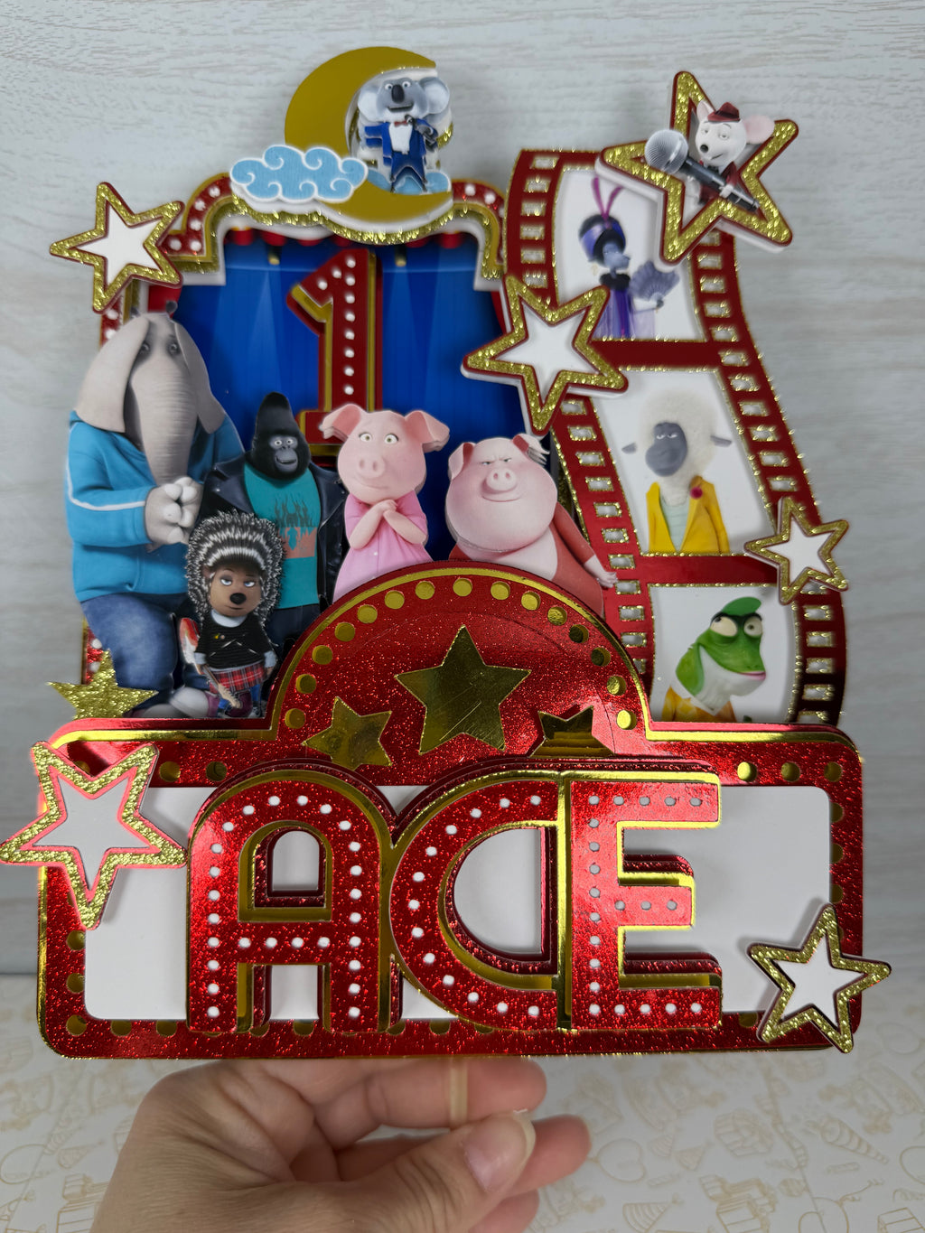 Sing The Movie Cake Topper