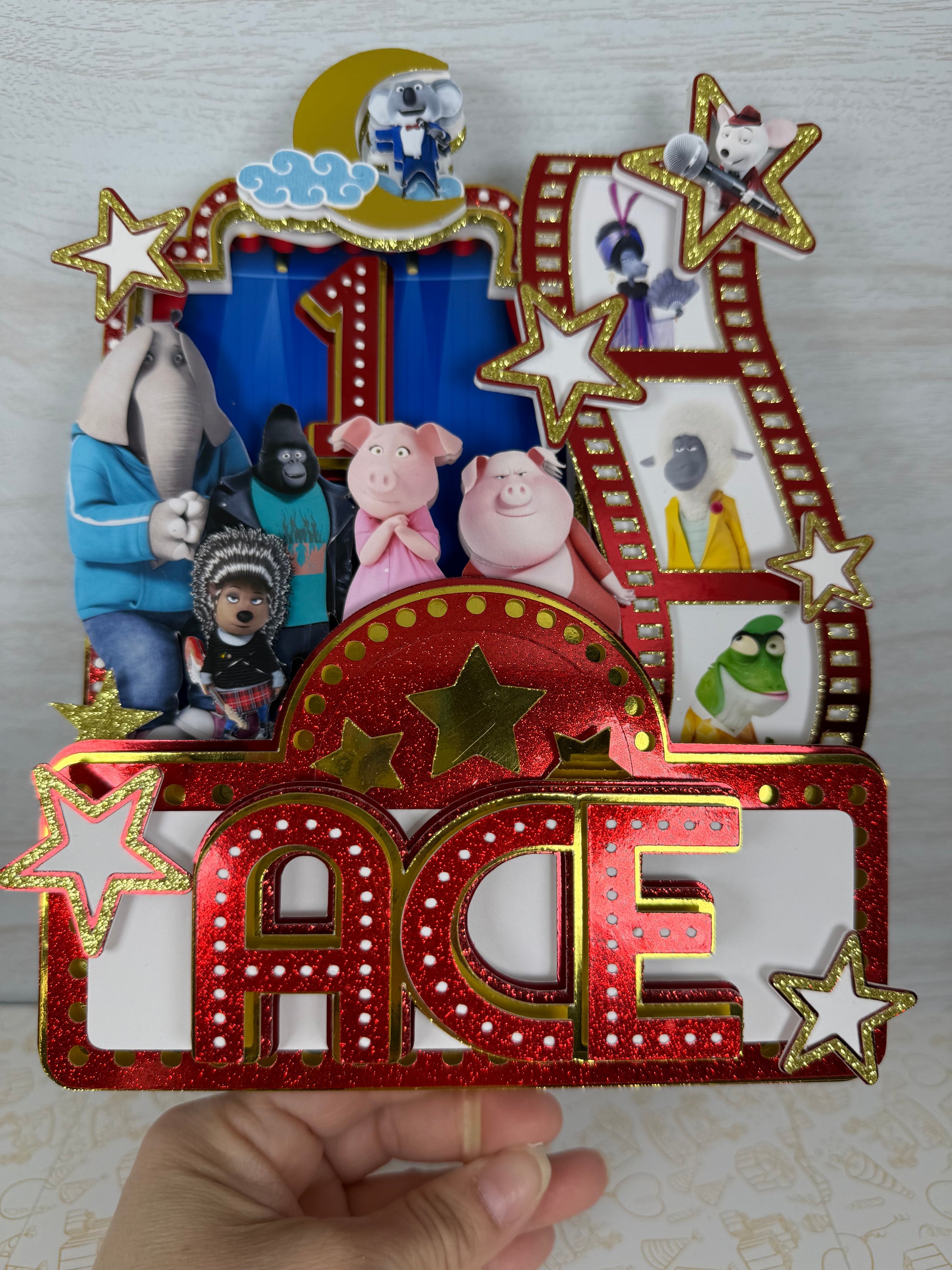 Sing The Movie Cake Topper