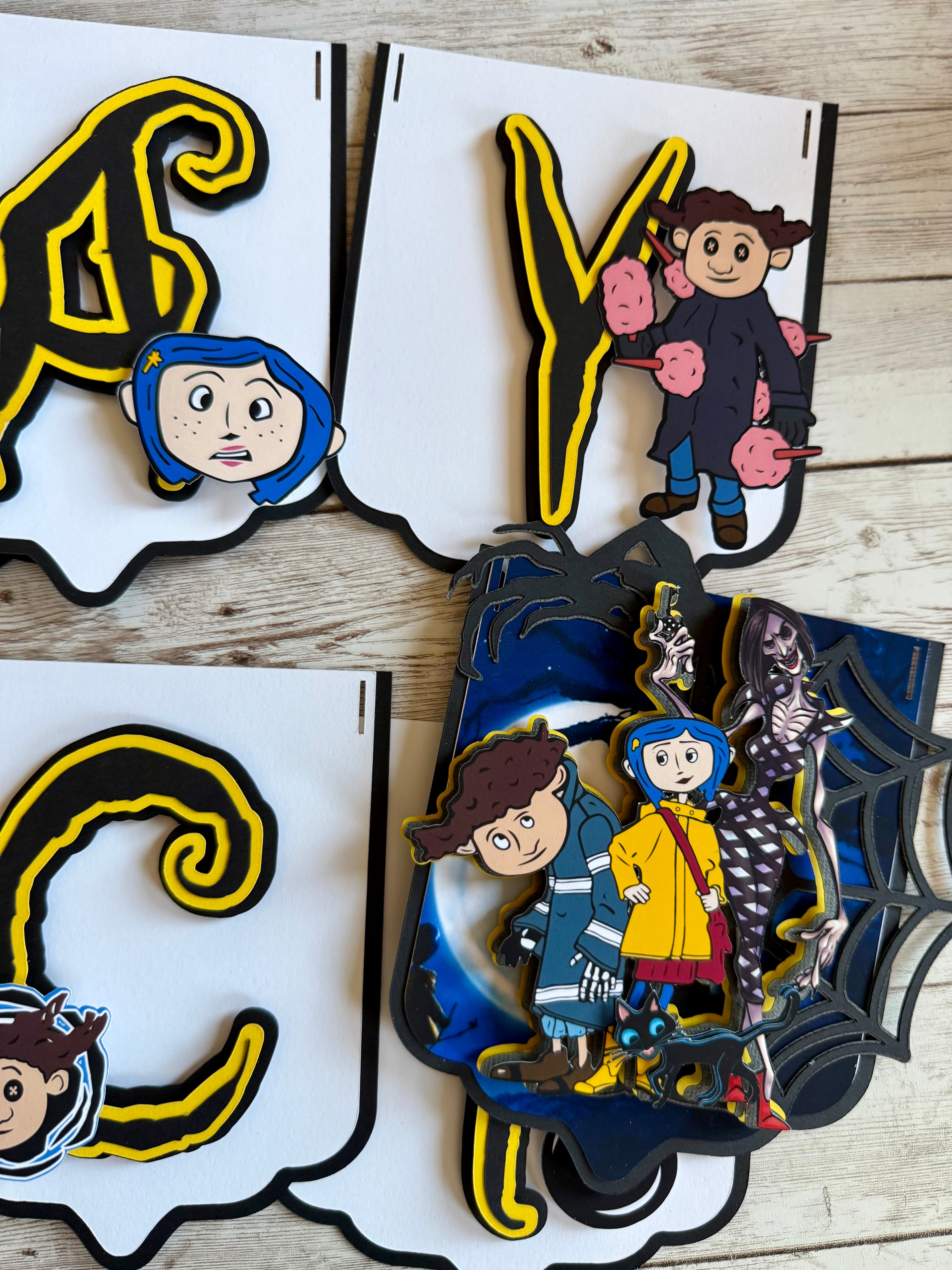 Coraline Birthday Banner