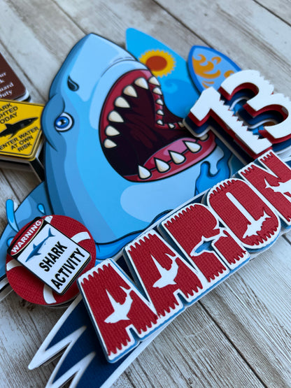 jaws cake topper