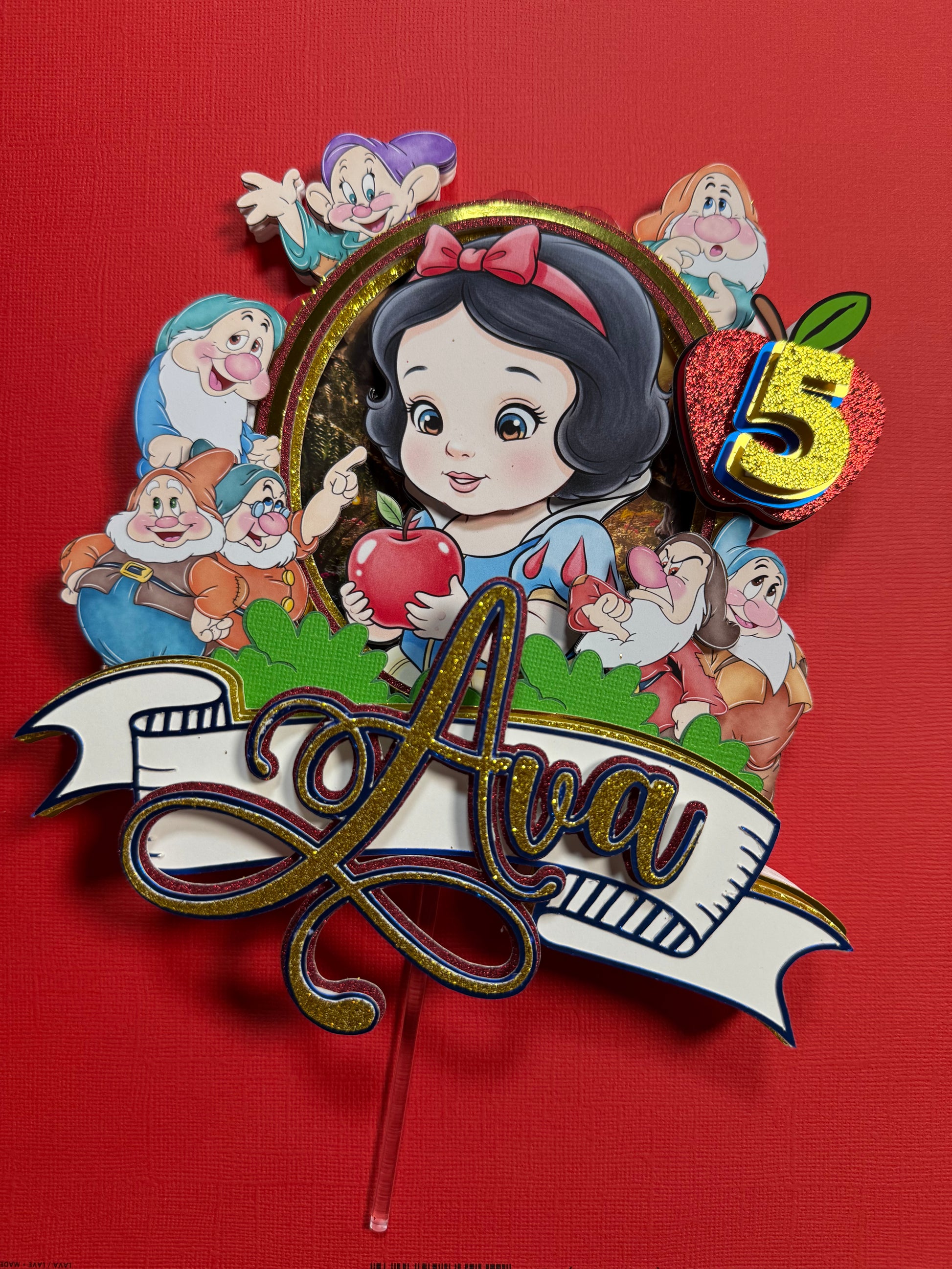 snow white cake topper