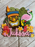 Hawaiian cake topper 
